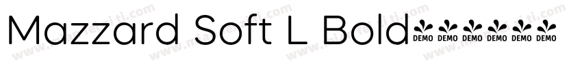 Mazzard Soft L Bold字体转换